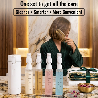 4 in 1 Travel Toiletry Dispenser Bottle